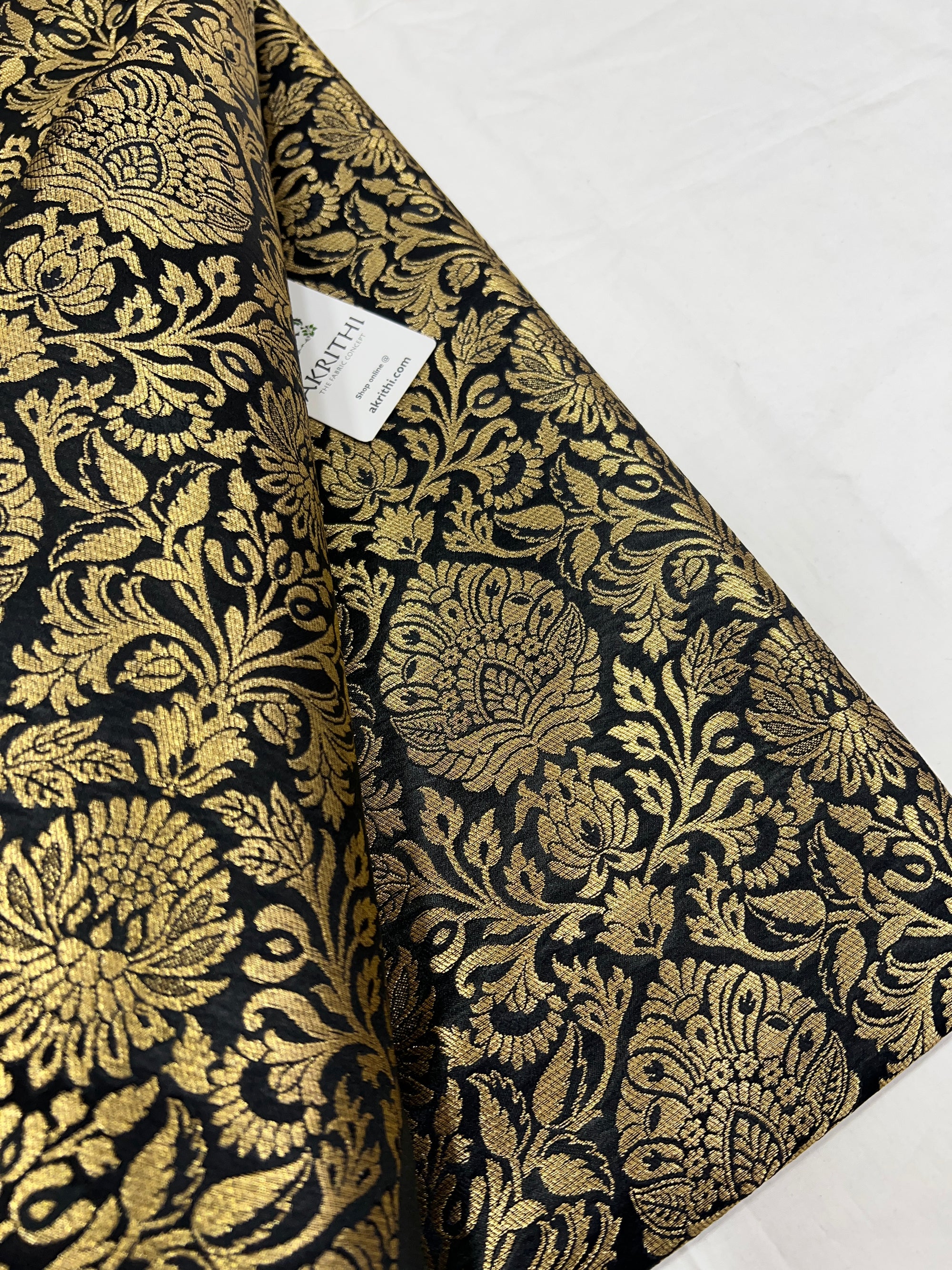 Pure Banarasi brocade fabric