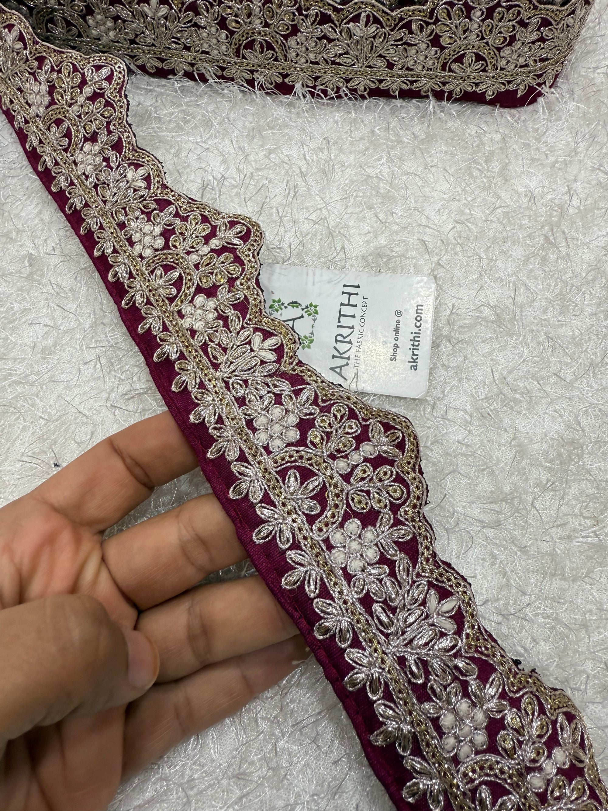 Buy Indian Embroidered saree Laces and Trims , Saree Border online Akrithi Buy Indian Embroidered saree Laces and Trims , Saree Border online Akrithi
