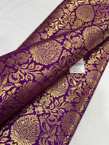 Pure Banarasi brocade fabric