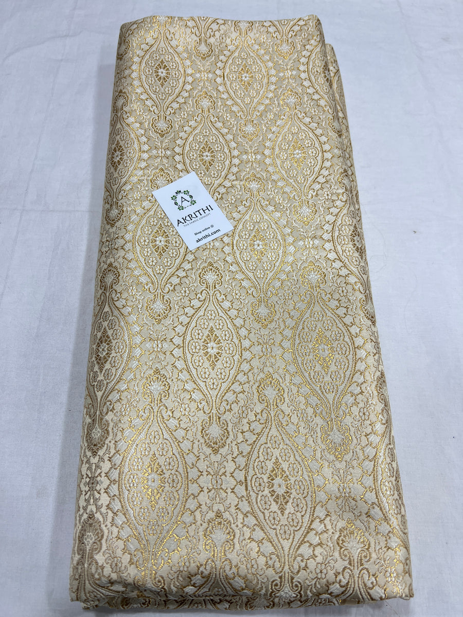 Pure Banarasi brocade fabric