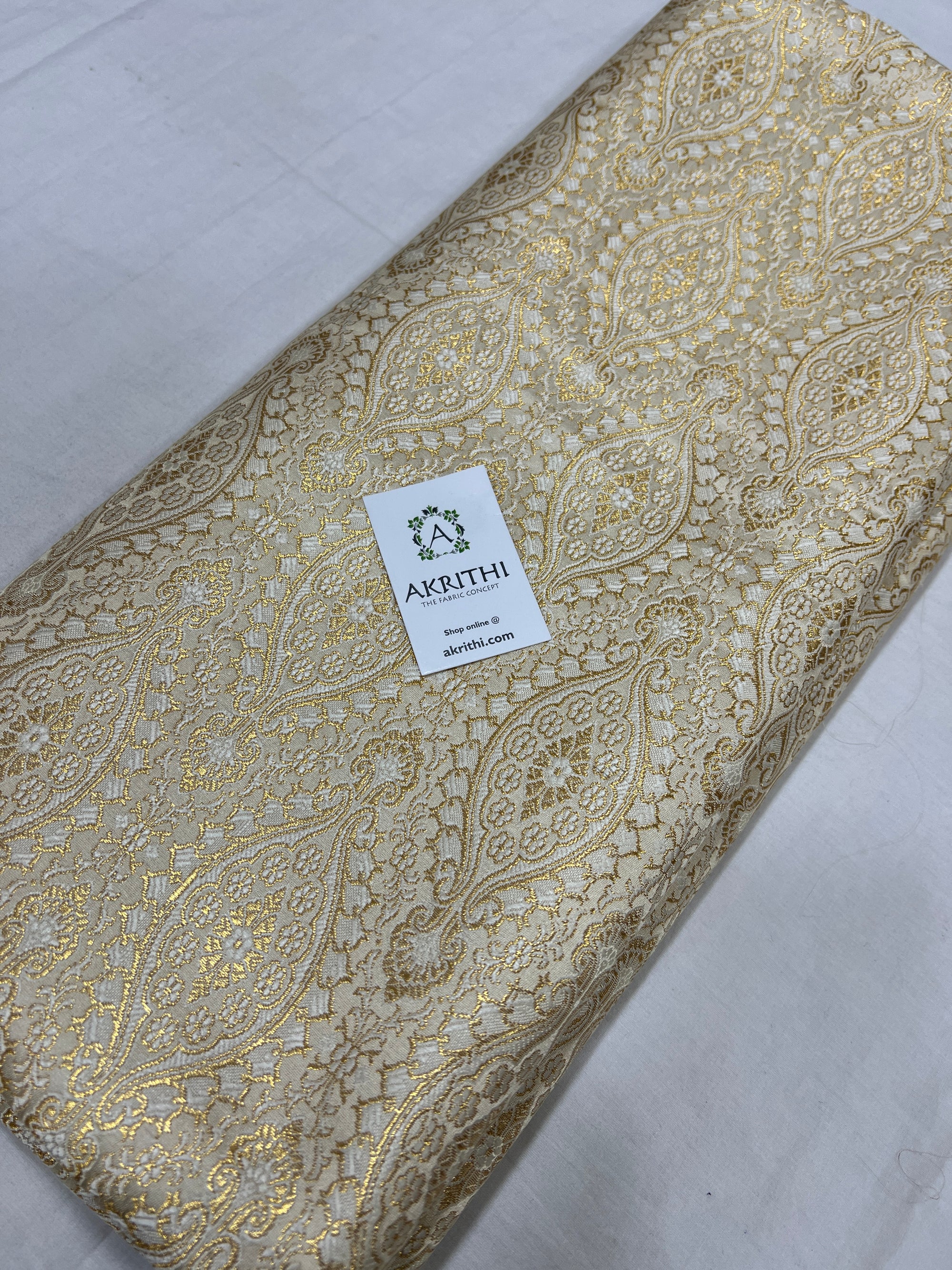 Pure Banarasi brocade fabric