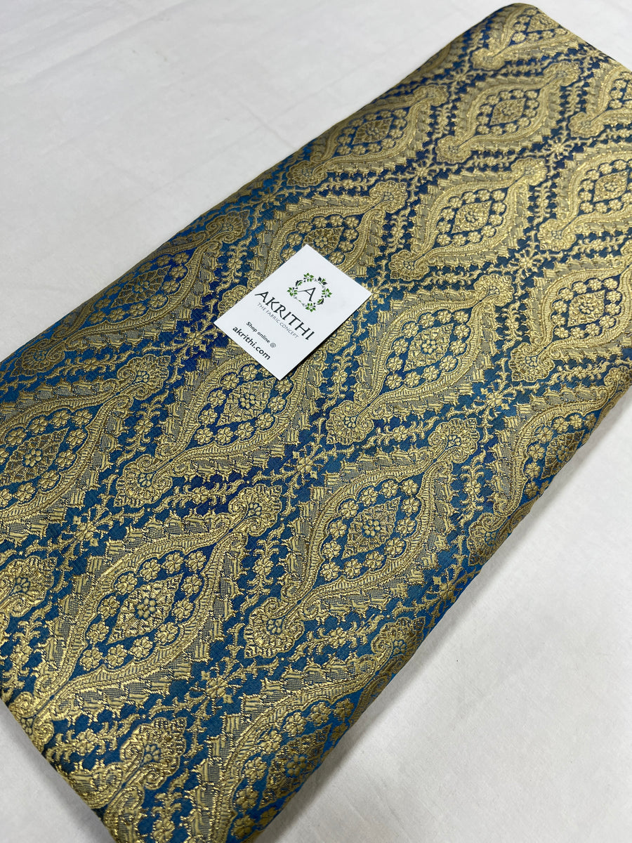 Pure Banarasi brocade fabric