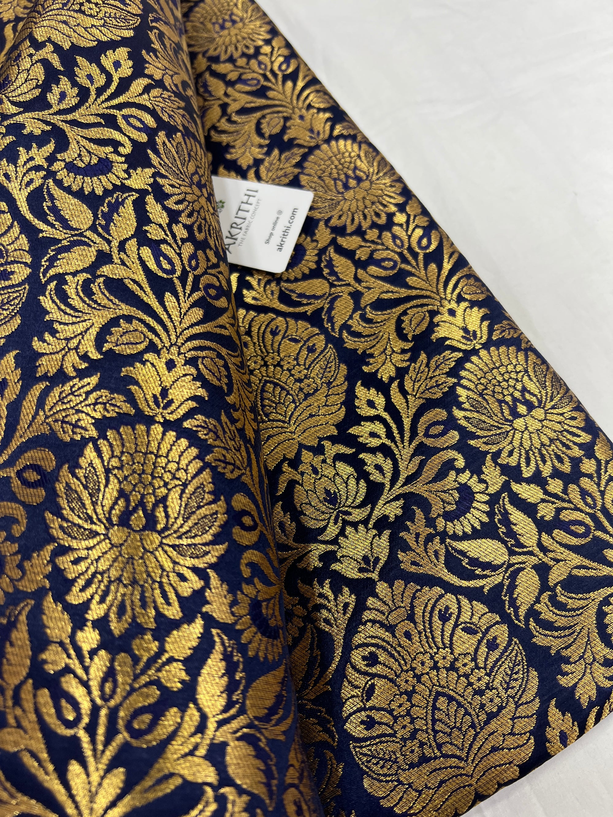 Pure Banarasi brocade fabric