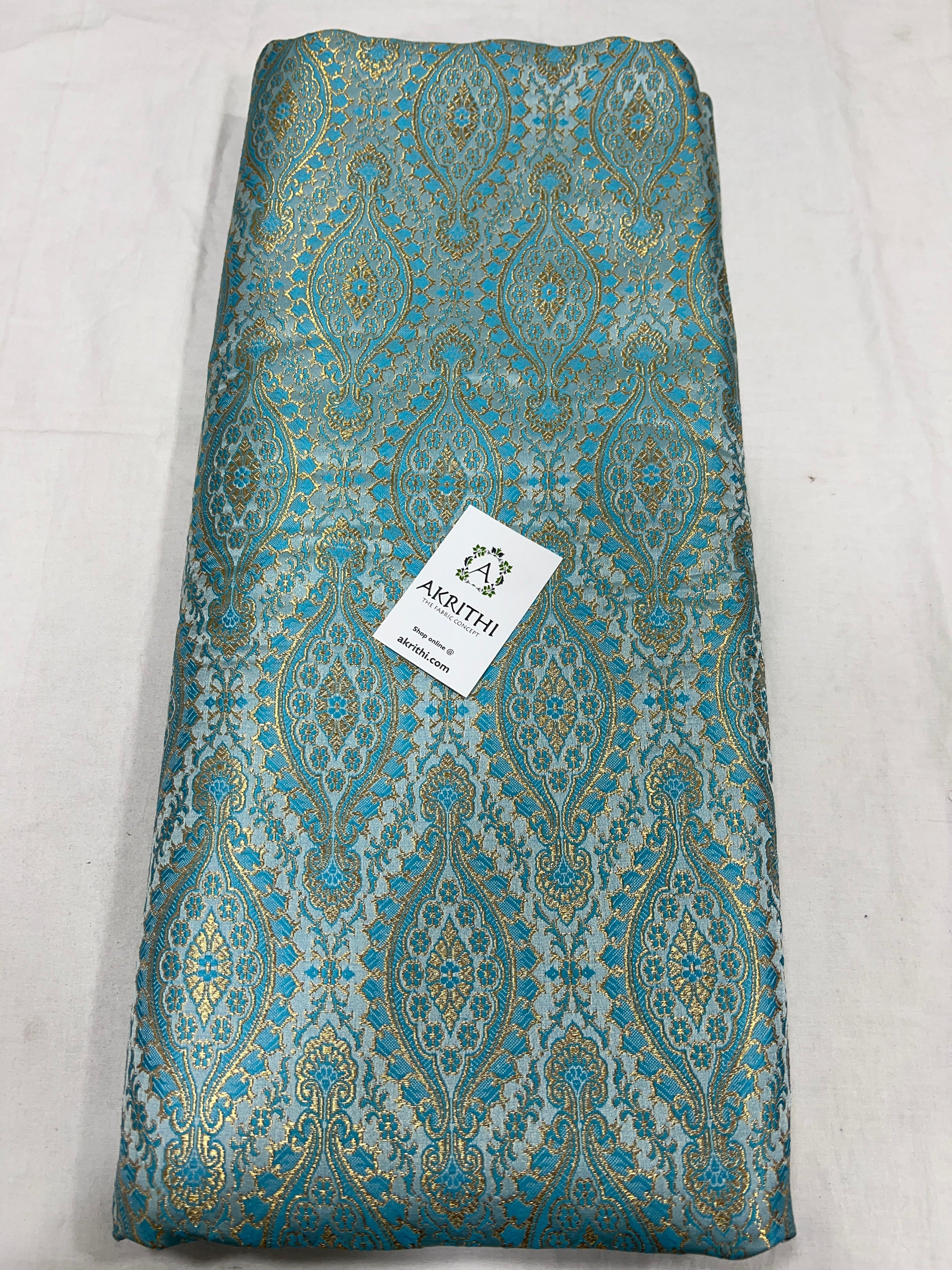 Pure Banarasi brocade fabric