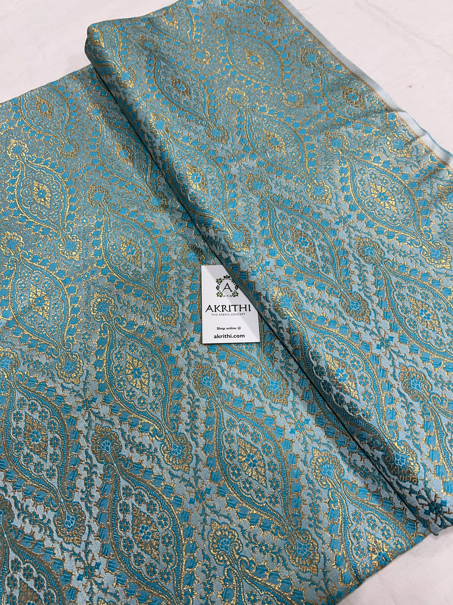 Pure Banarasi brocade fabric