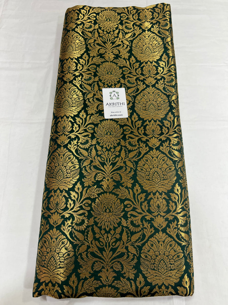 Pure Banarasi brocade fabric