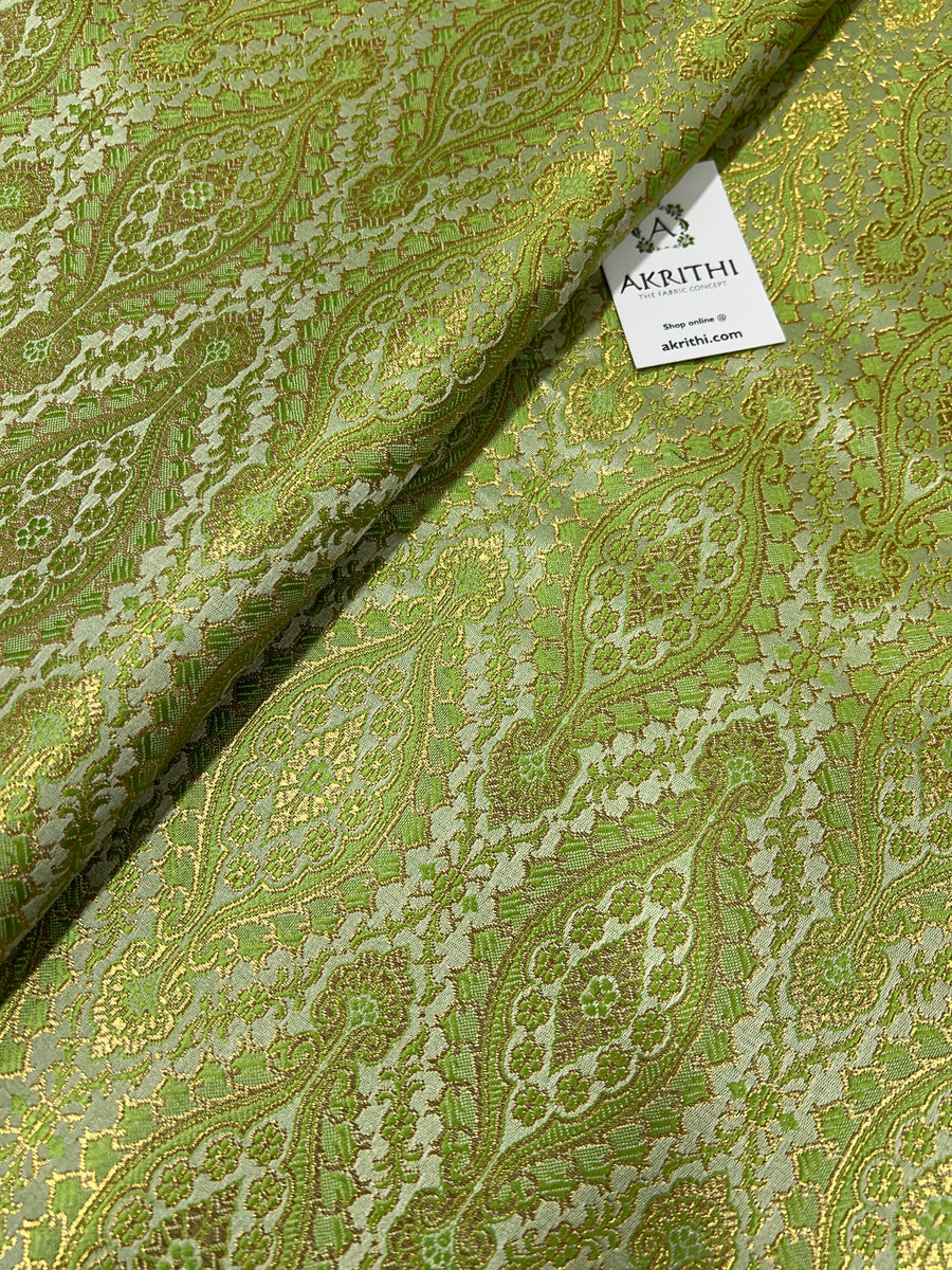 Pure Banarasi brocade fabric