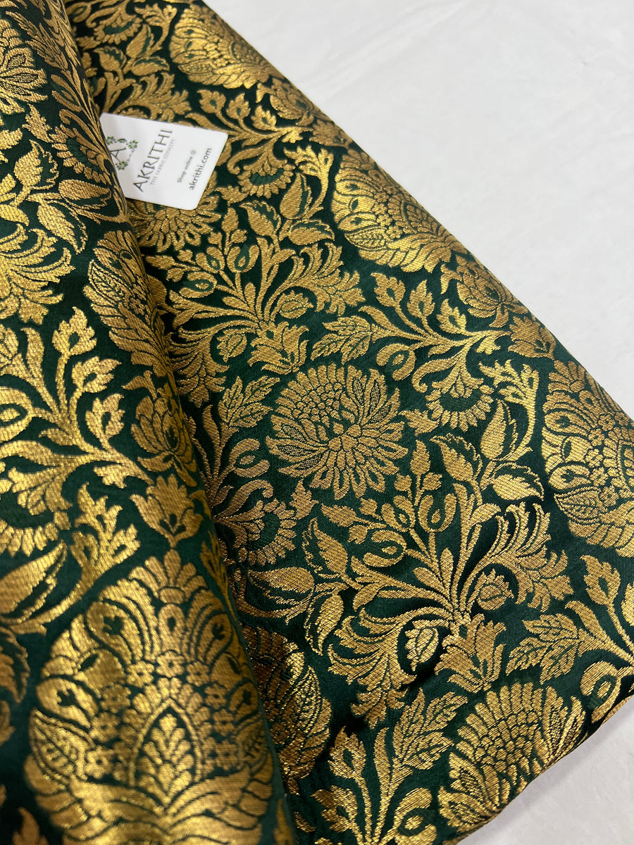 Pure Banarasi brocade fabric