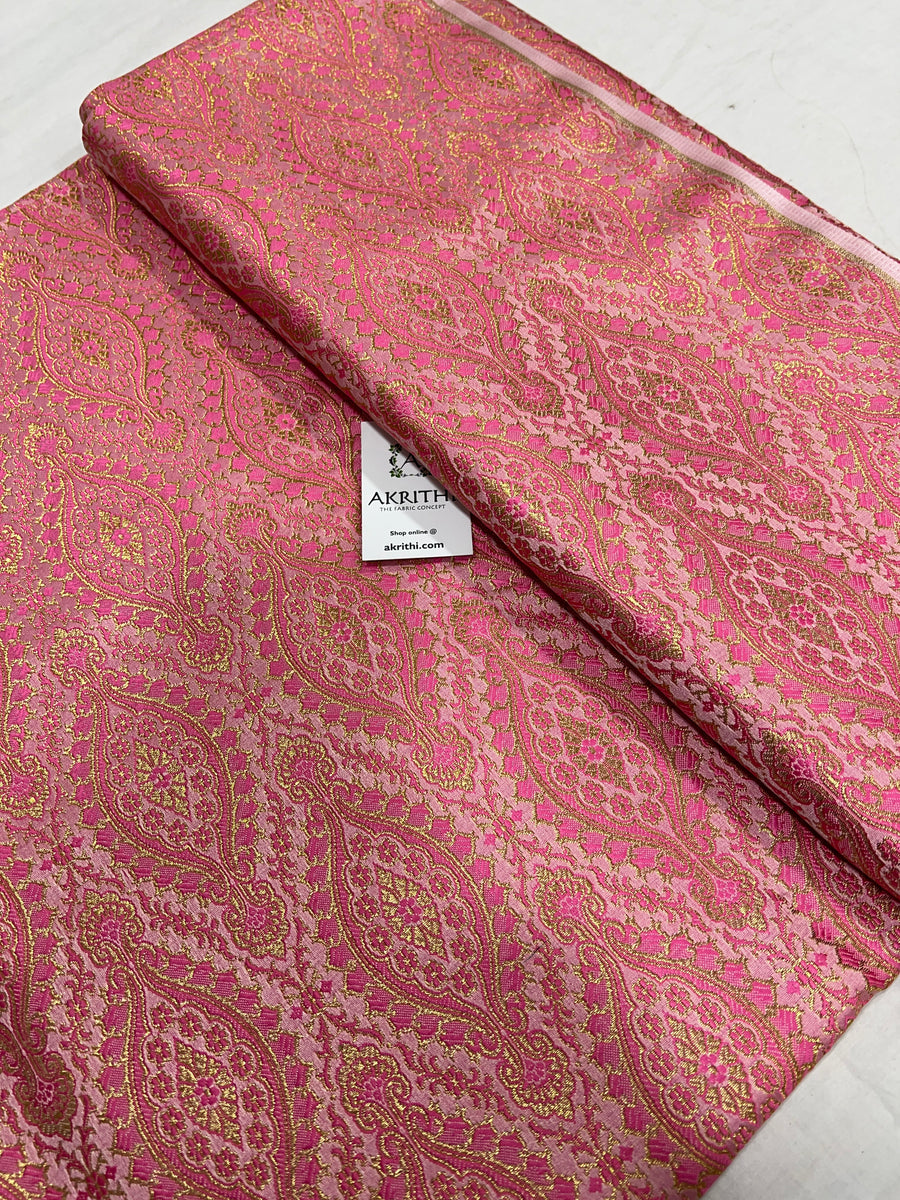 Pure Banarasi brocade fabric