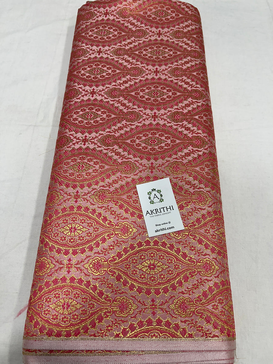 Pure Banarasi brocade fabric