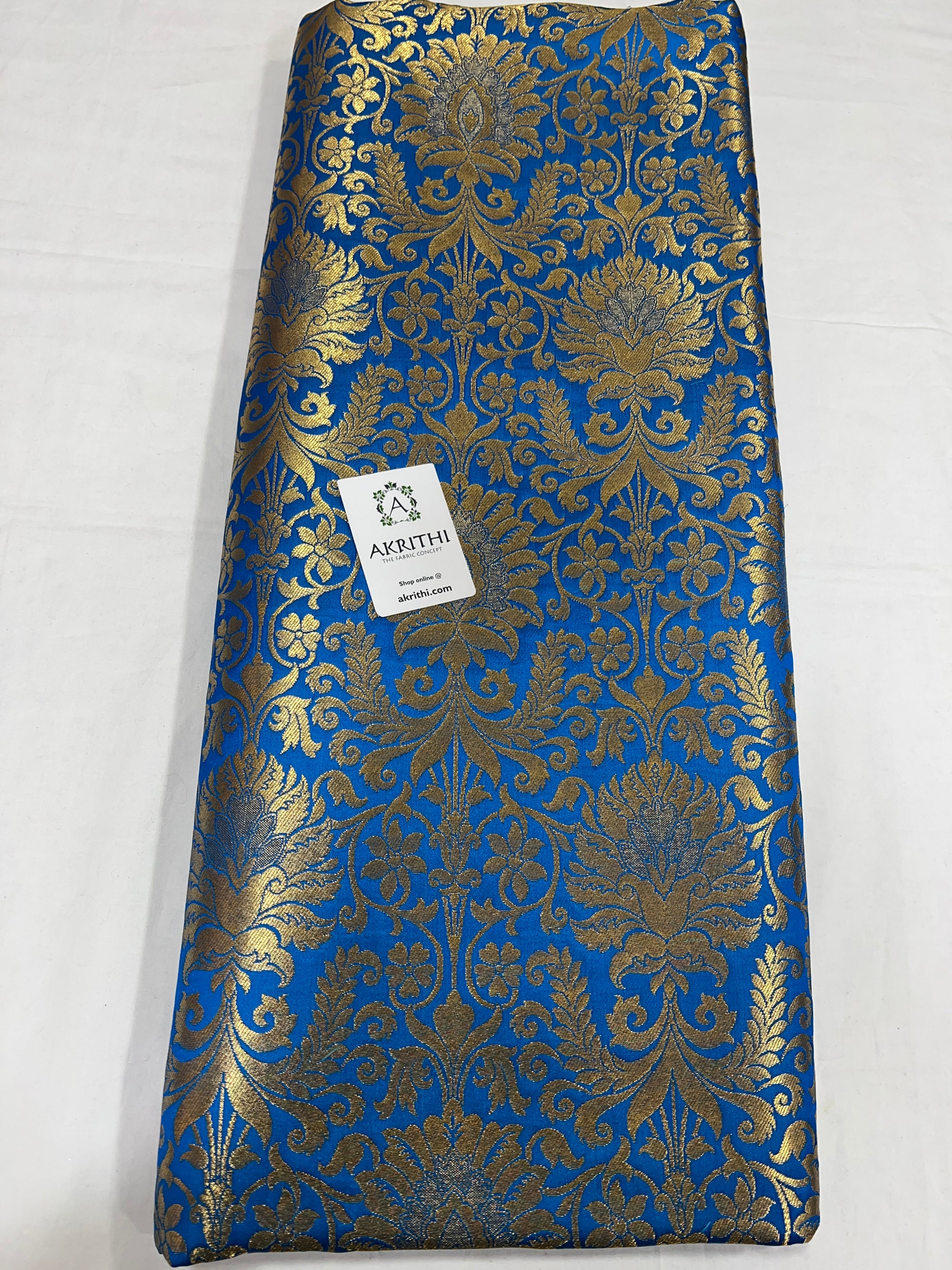 Pure Banarasi brocade fabric