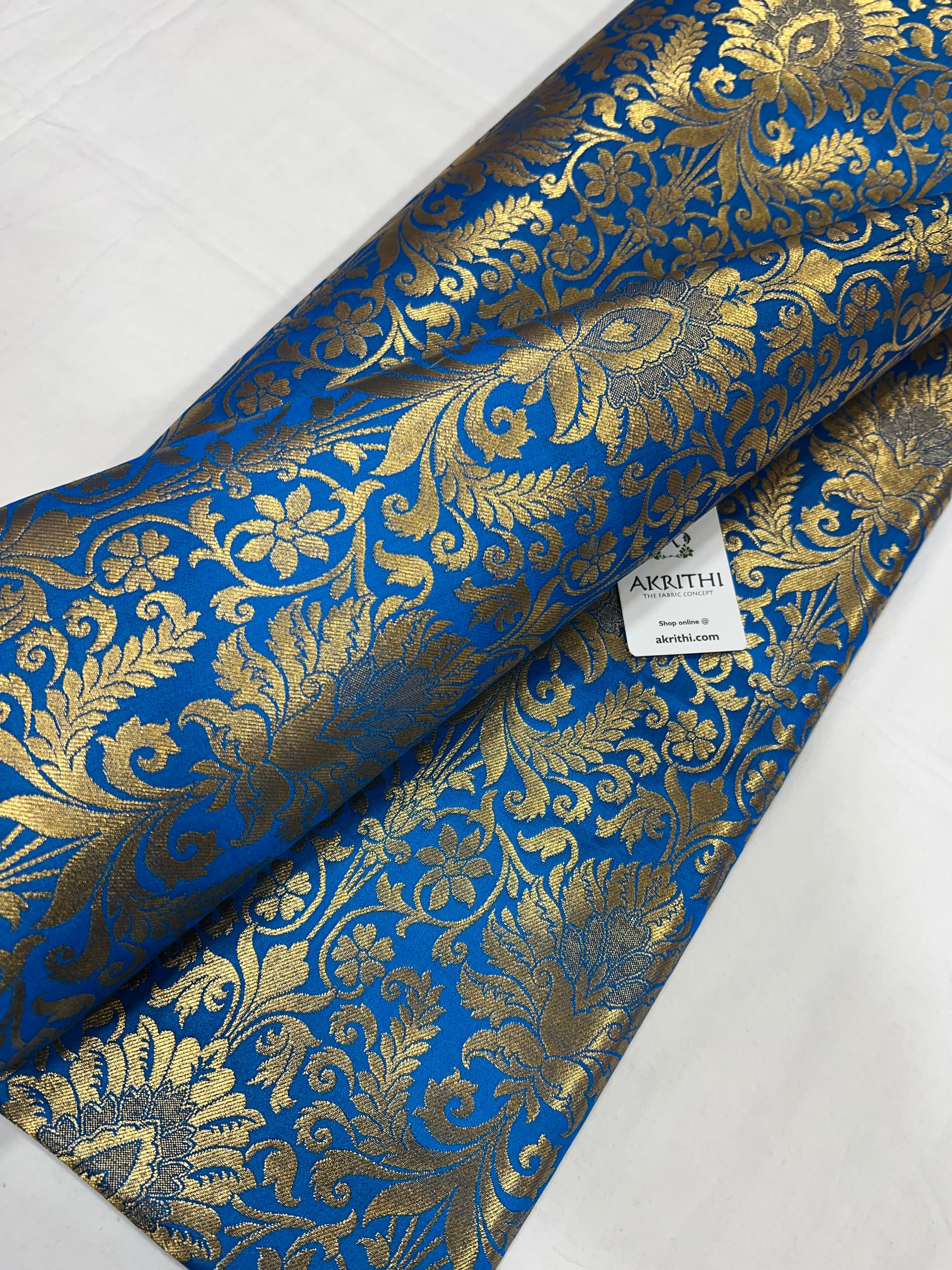 Pure Banarasi brocade fabric