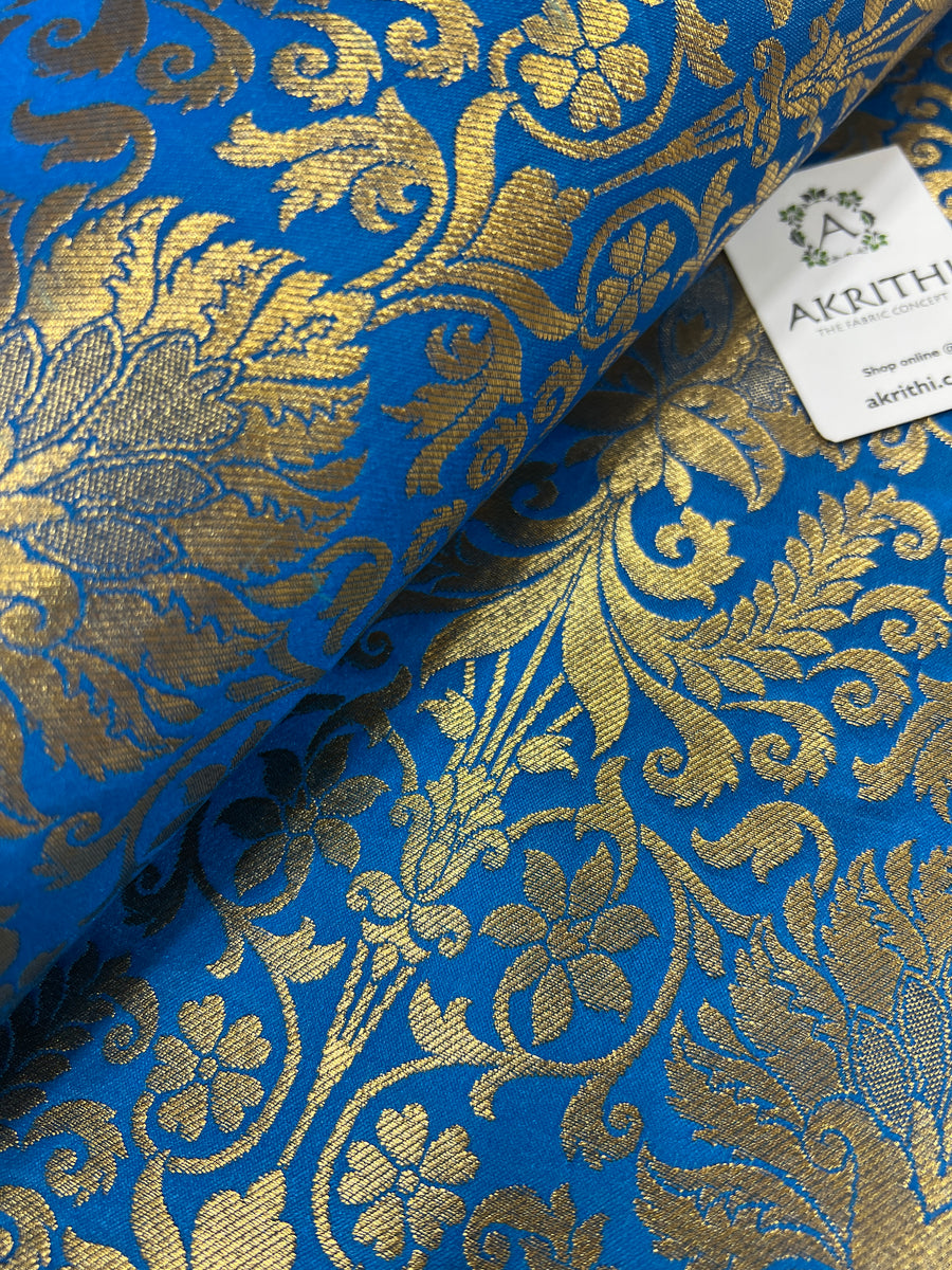 Pure Banarasi brocade fabric