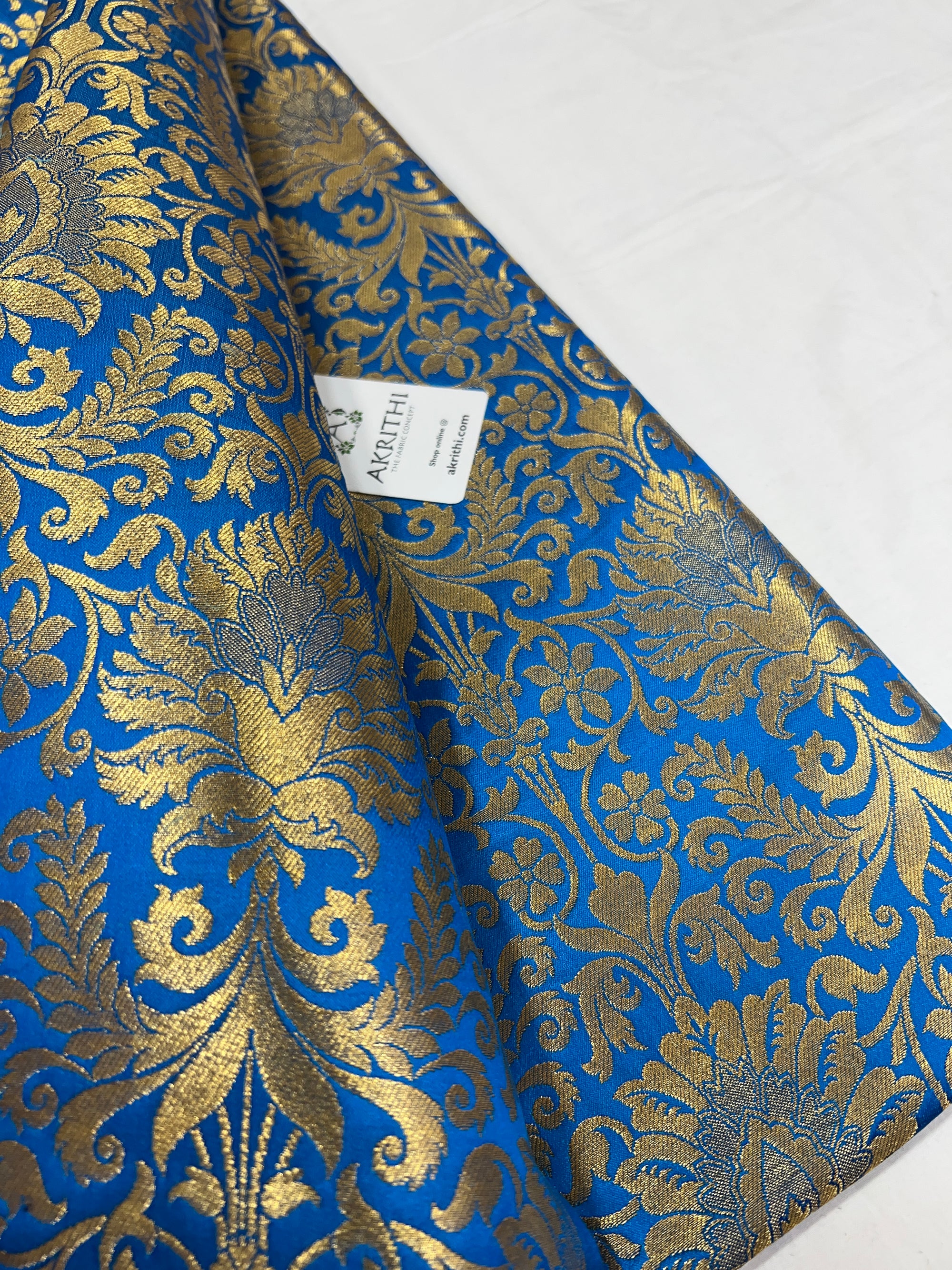 Pure Banarasi brocade fabric