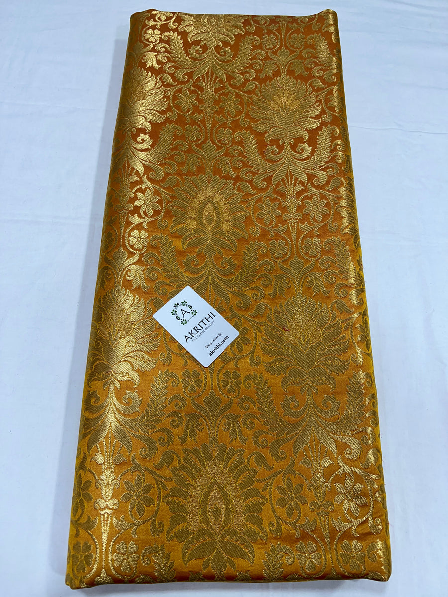 Pure Banarasi brocade fabric