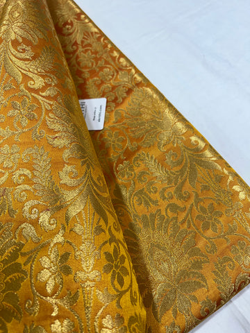 Pure Banarasi brocade fabric