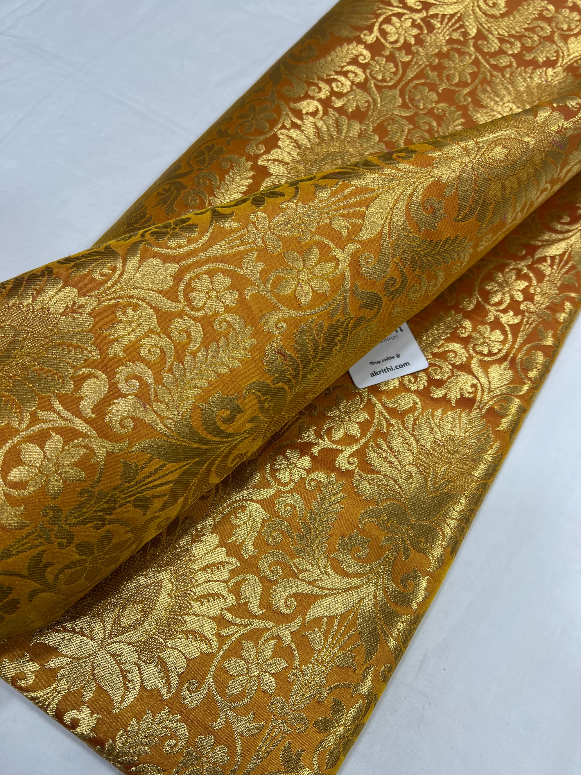 Pure Banarasi brocade fabric