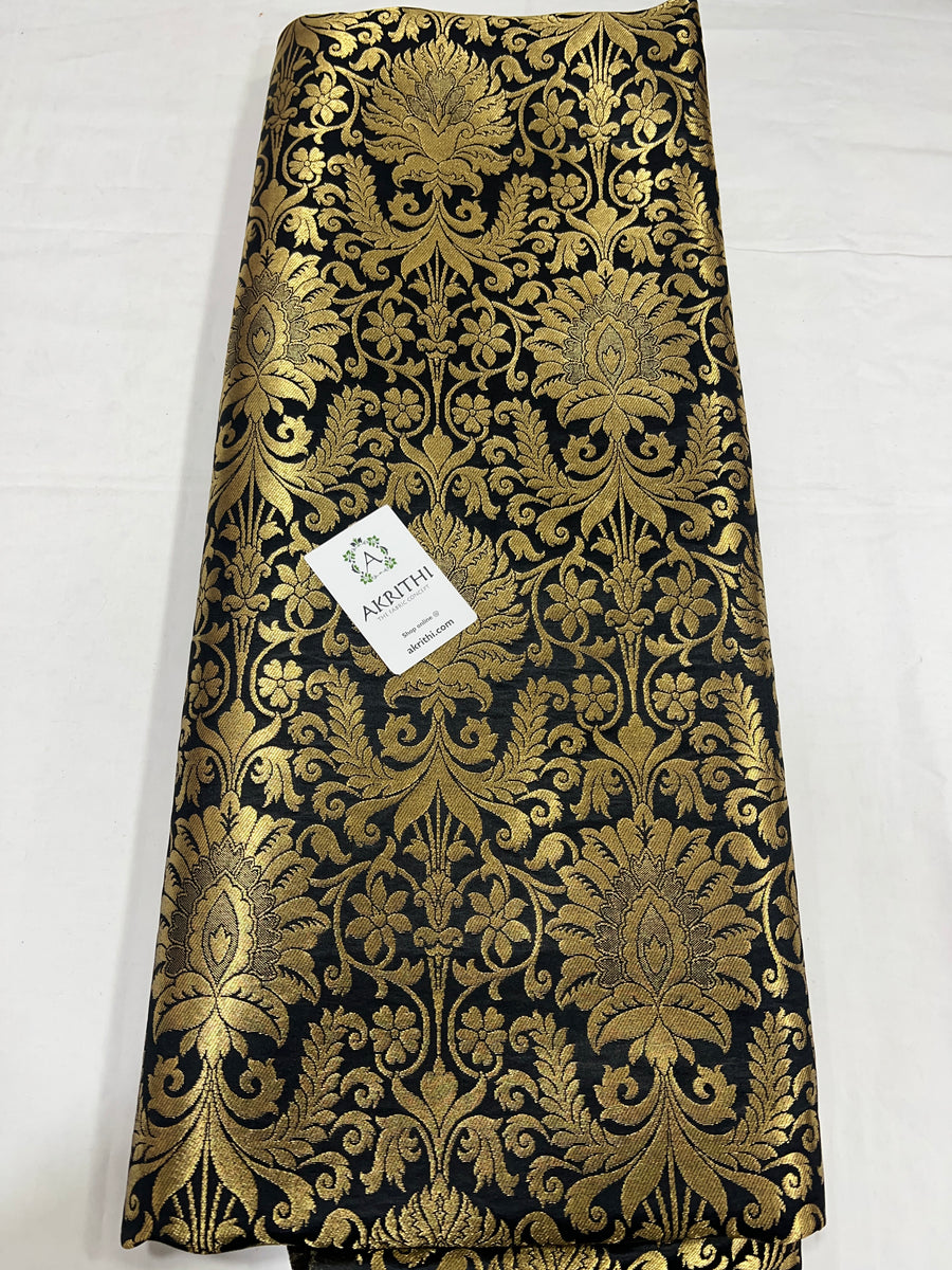 Pure Banarasi brocade fabric