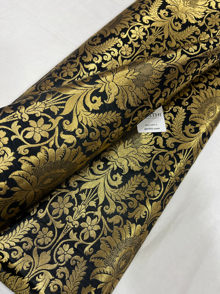 Pure Banarasi brocade fabric