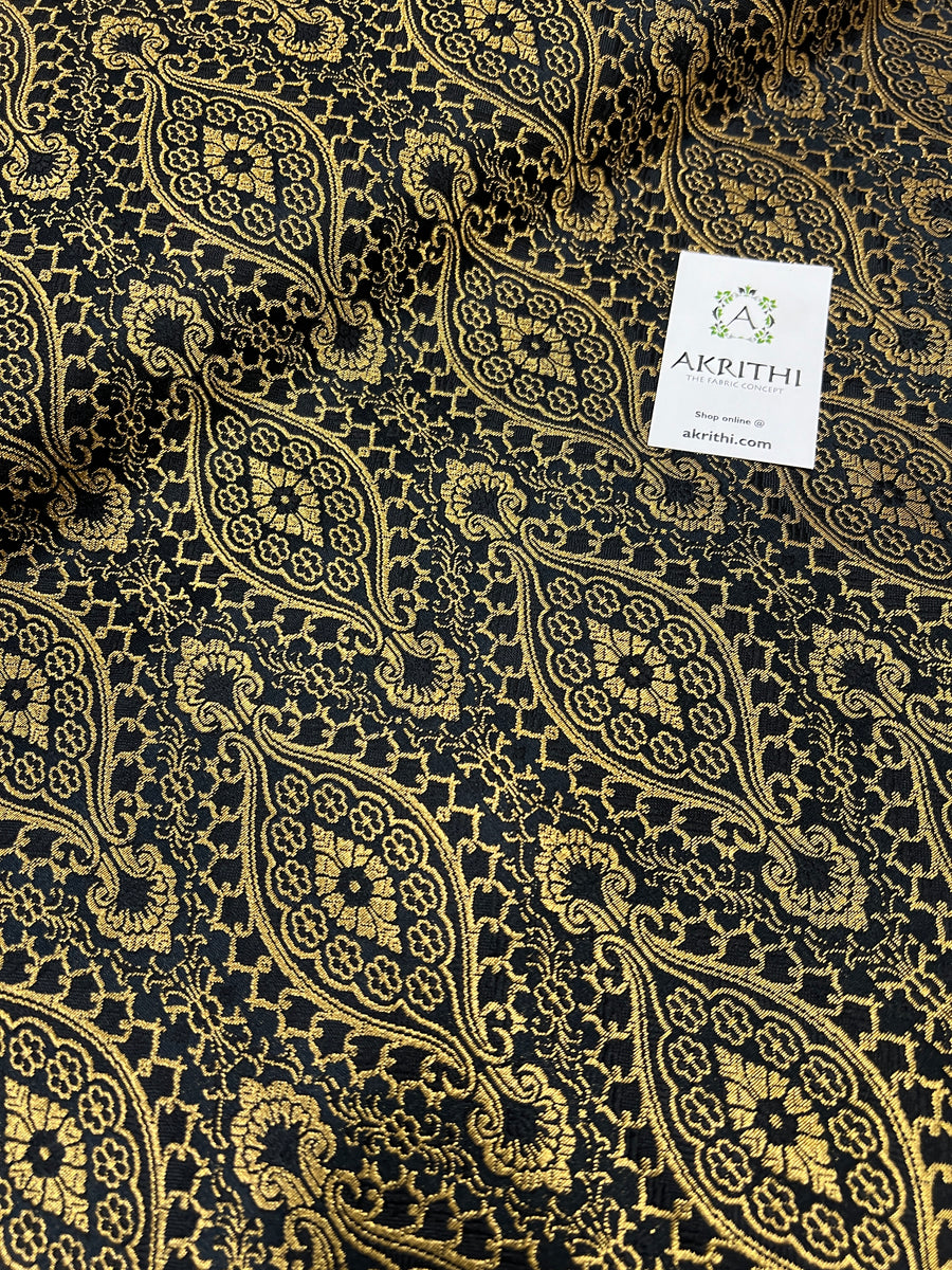 Pure Banarasi brocade fabric