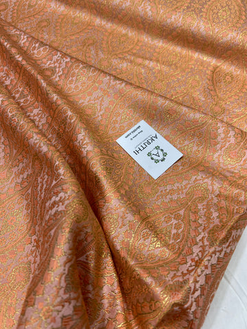 Pure Banarasi brocade fabric