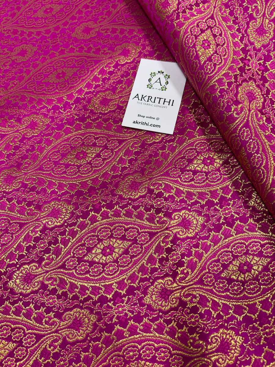 Pure Banarasi brocade fabric