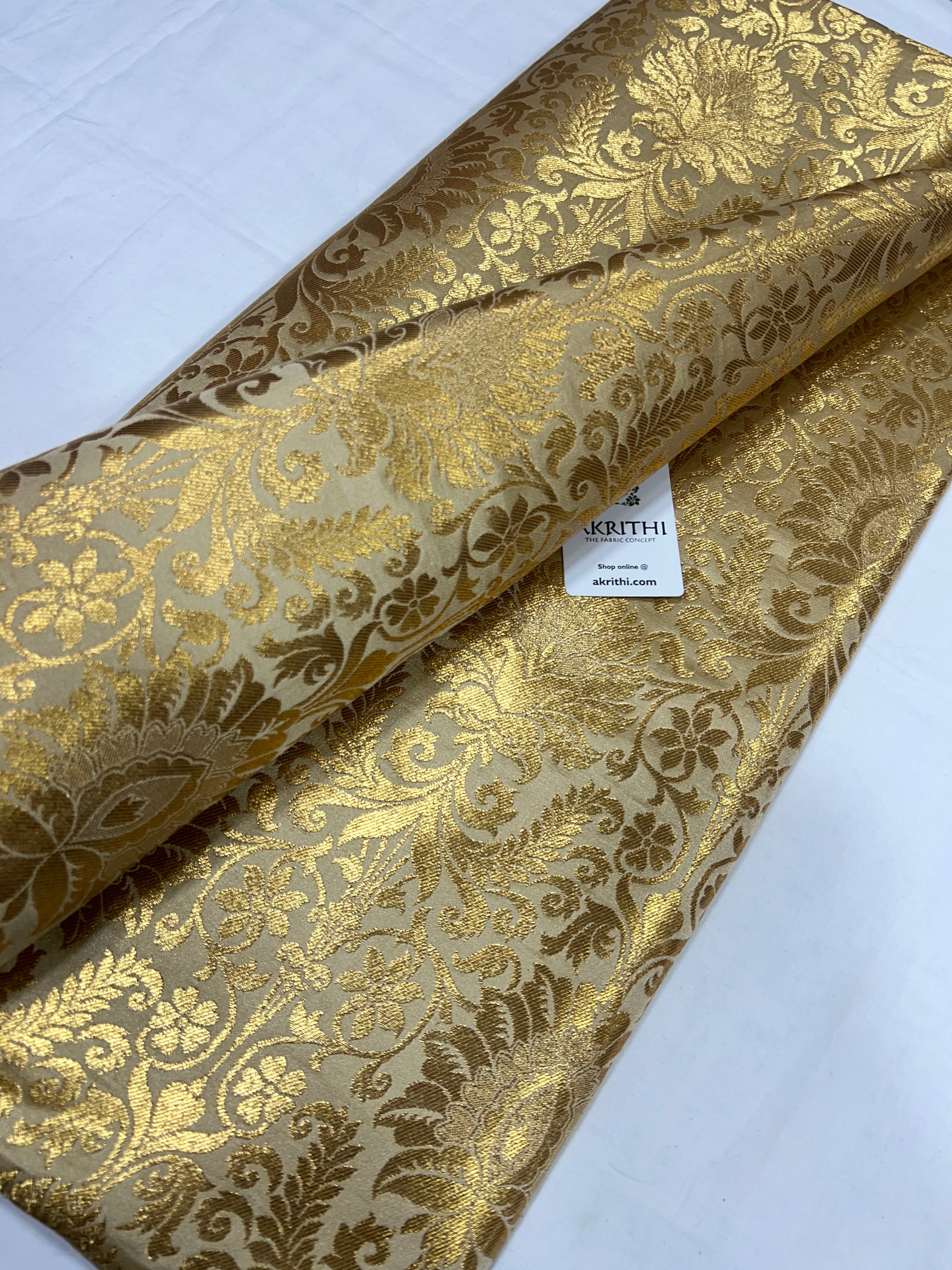 Pure Banarasi brocade fabric