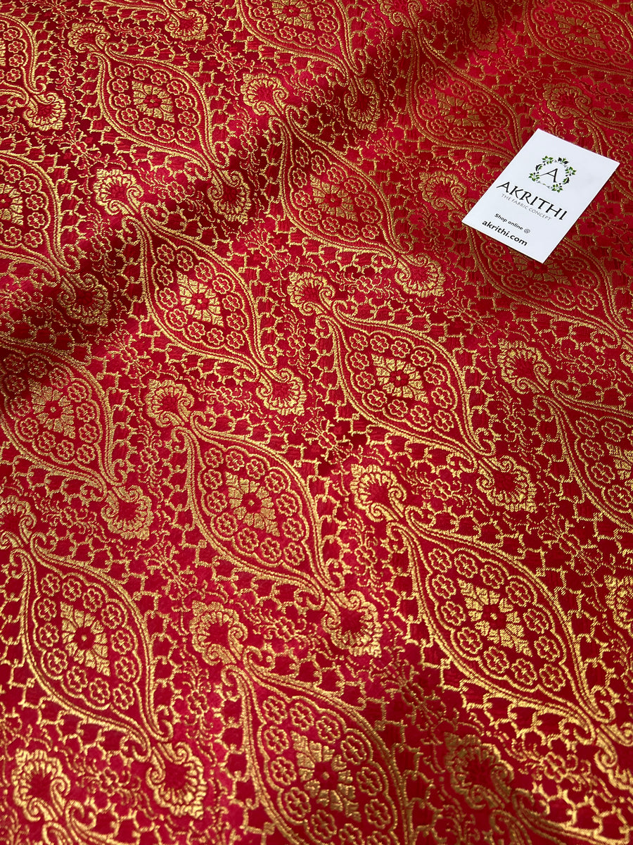 Pure Banarasi brocade fabric