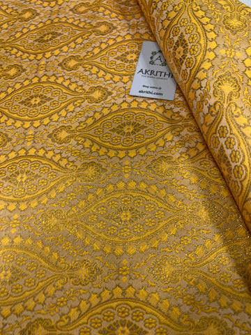 Pure Banarasi brocade fabric