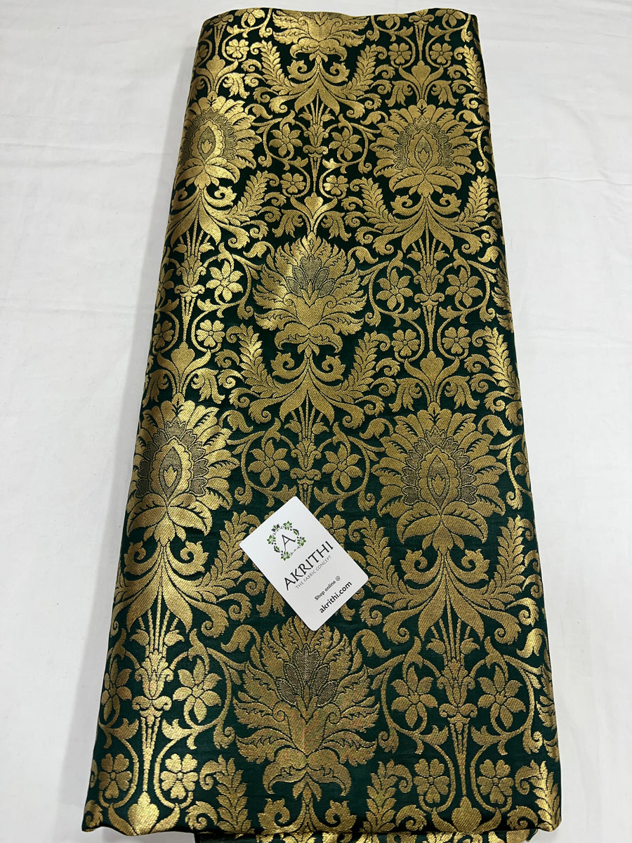 Pure Banarasi brocade fabric