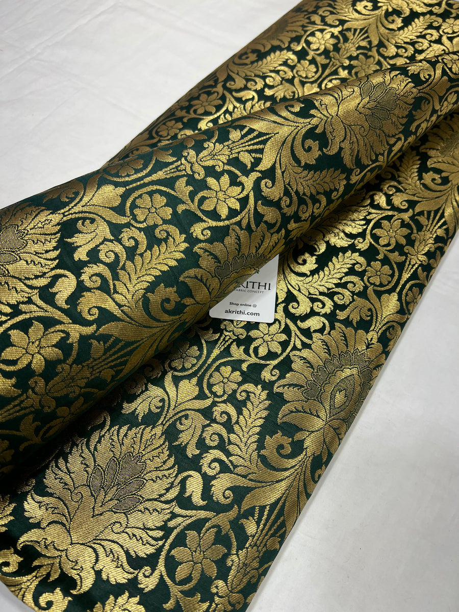 Pure Banarasi brocade fabric