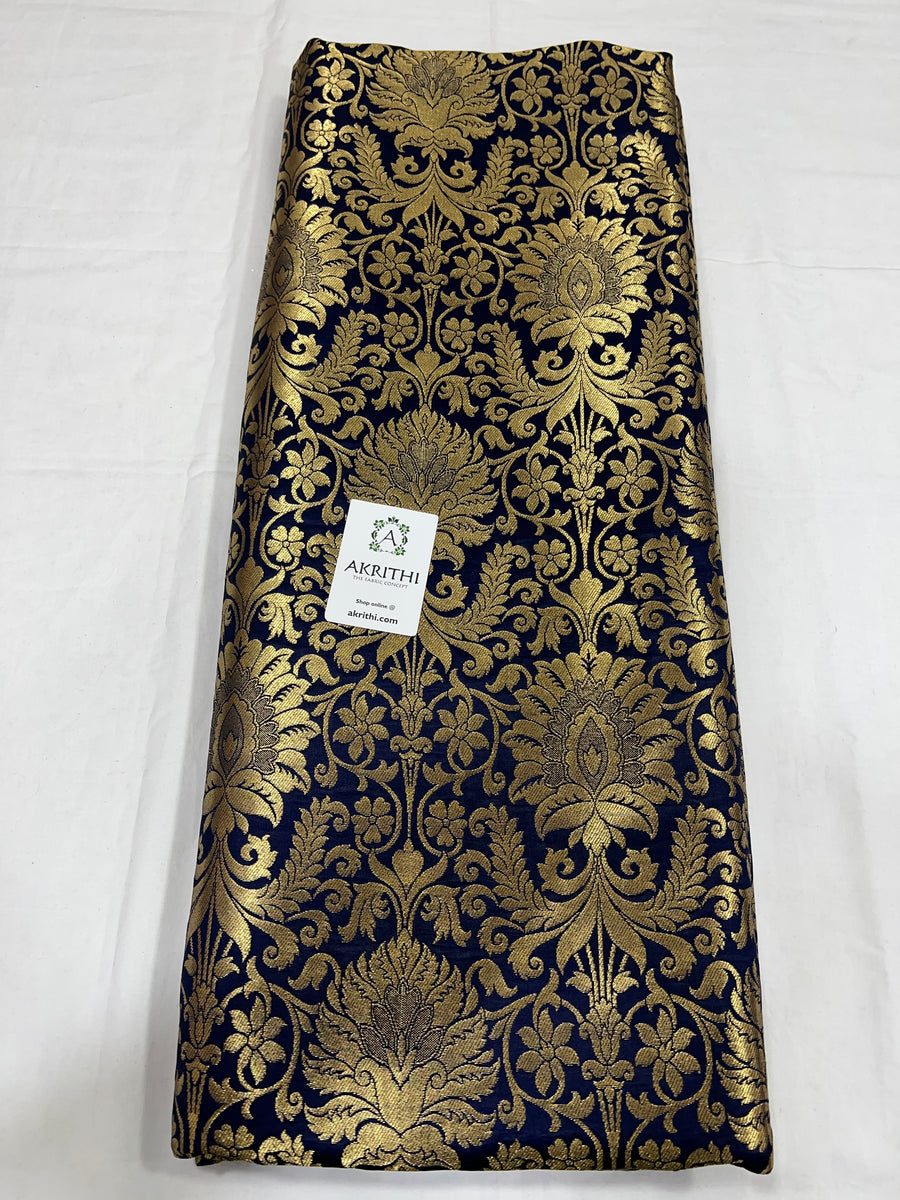 Pure Banarasi brocade fabric