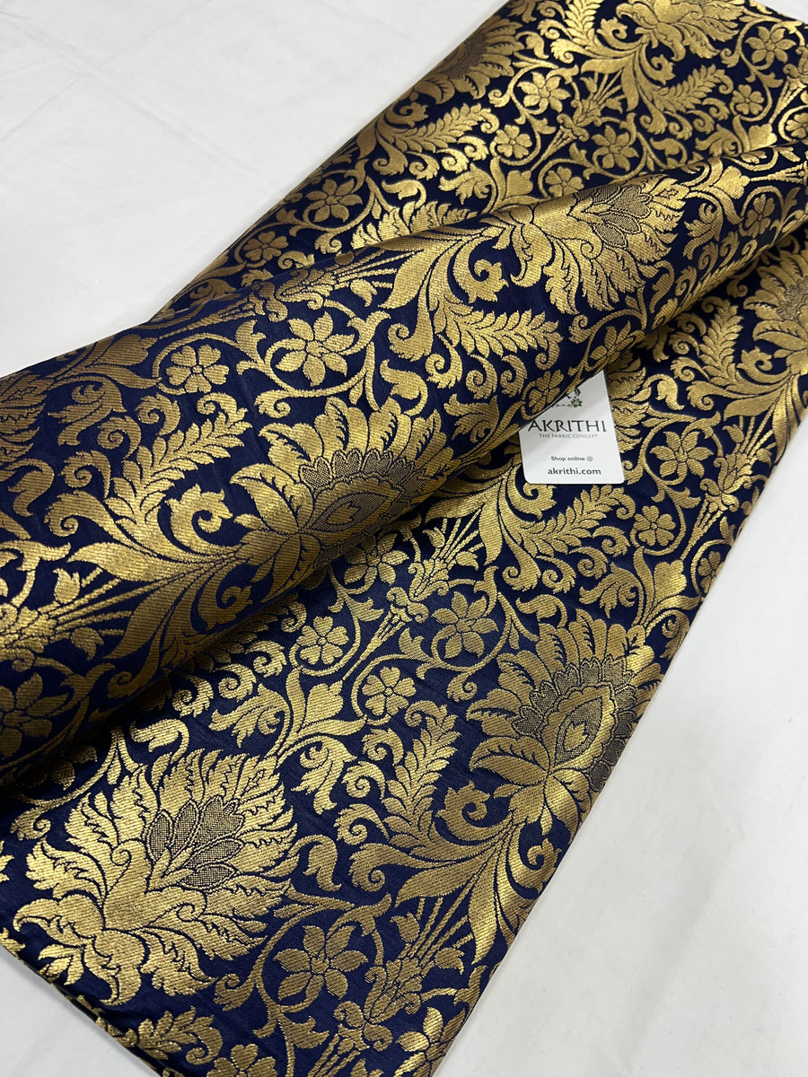 Pure Banarasi brocade fabric