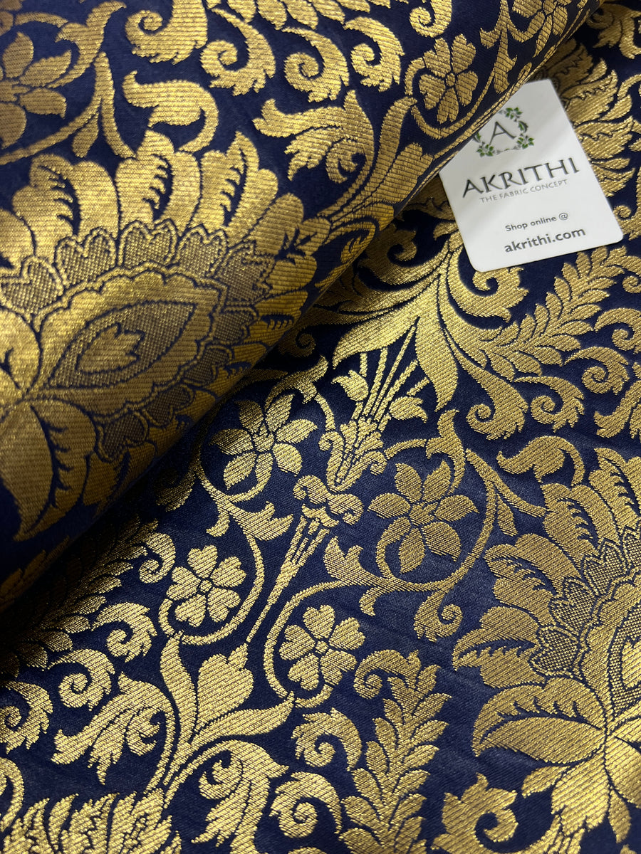 Pure Banarasi brocade fabric