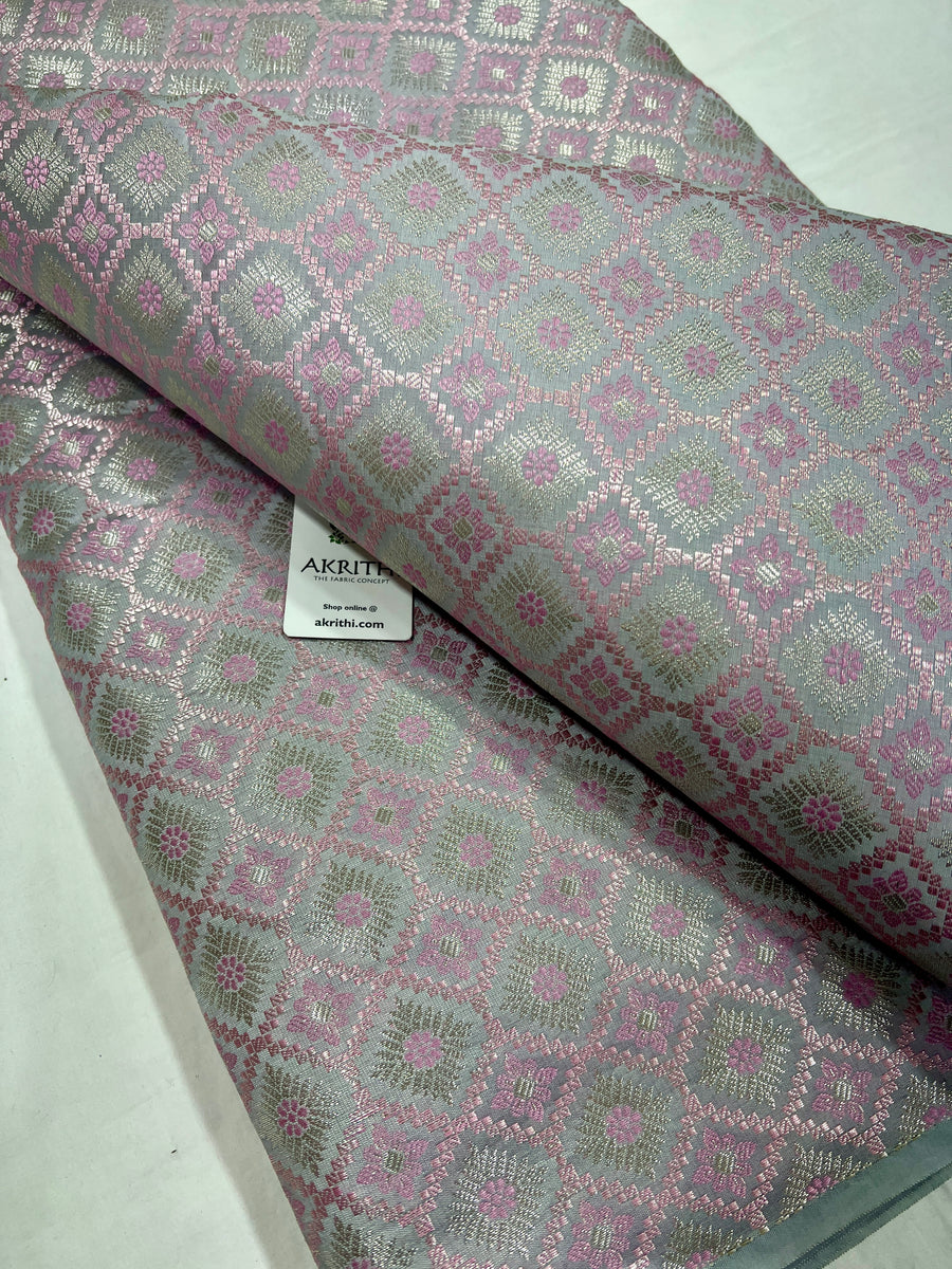 Pure Banarasi brocade fabric