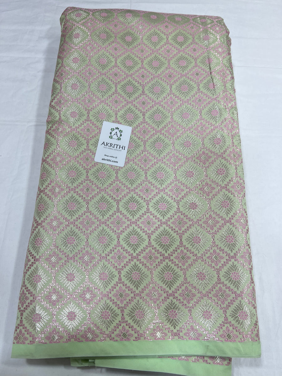 Pure Banarasi brocade fabric