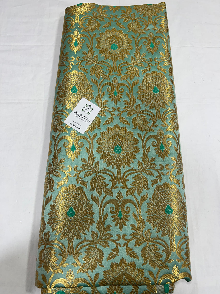 Pure Banarasi brocade fabric