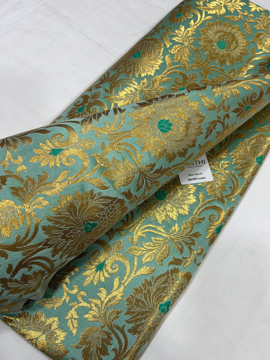 Pure Banarasi brocade fabric