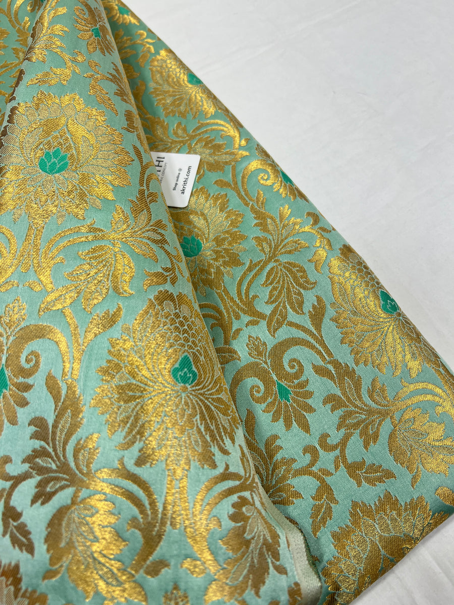 Pure Banarasi brocade fabric