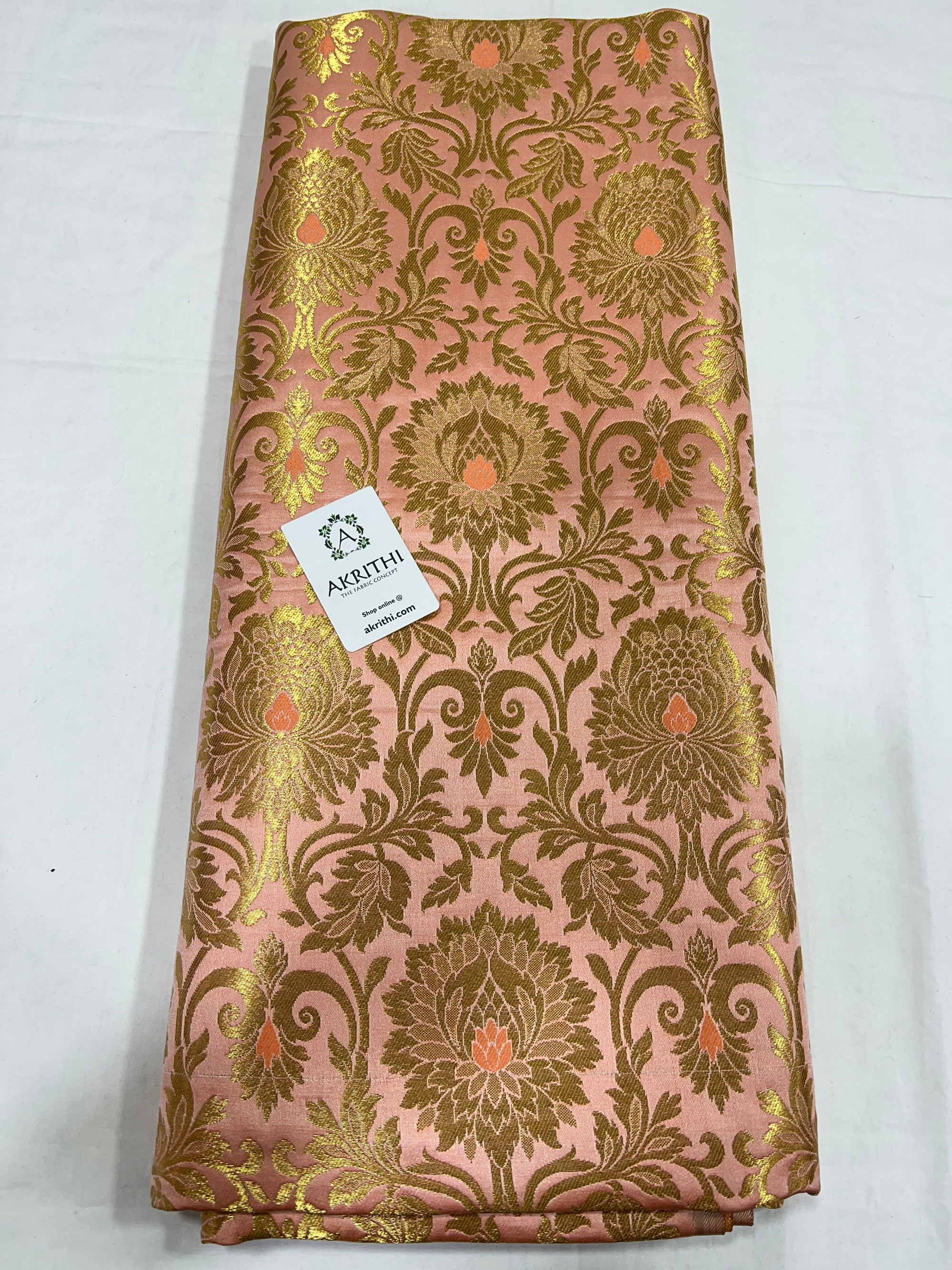 Pure Banarasi brocade fabric