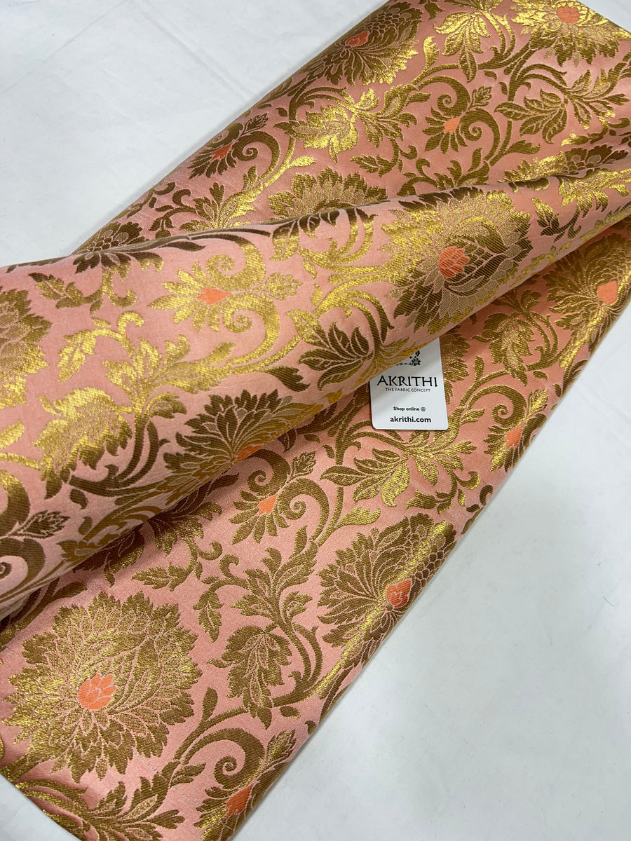 Pure Banarasi brocade fabric