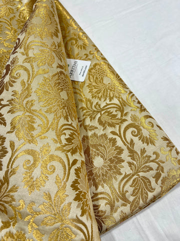 Pure Banarasi brocade fabric