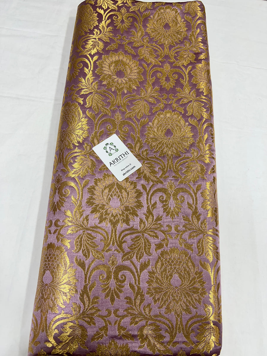 Pure Banarasi brocade fabric