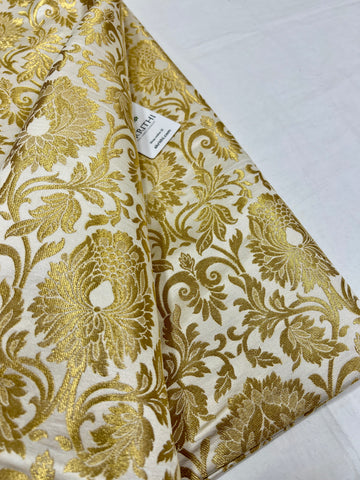 Pure Banarasi brocade fabric