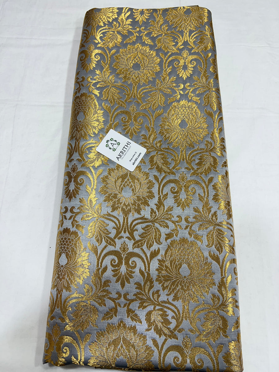 Pure Banarasi brocade fabric