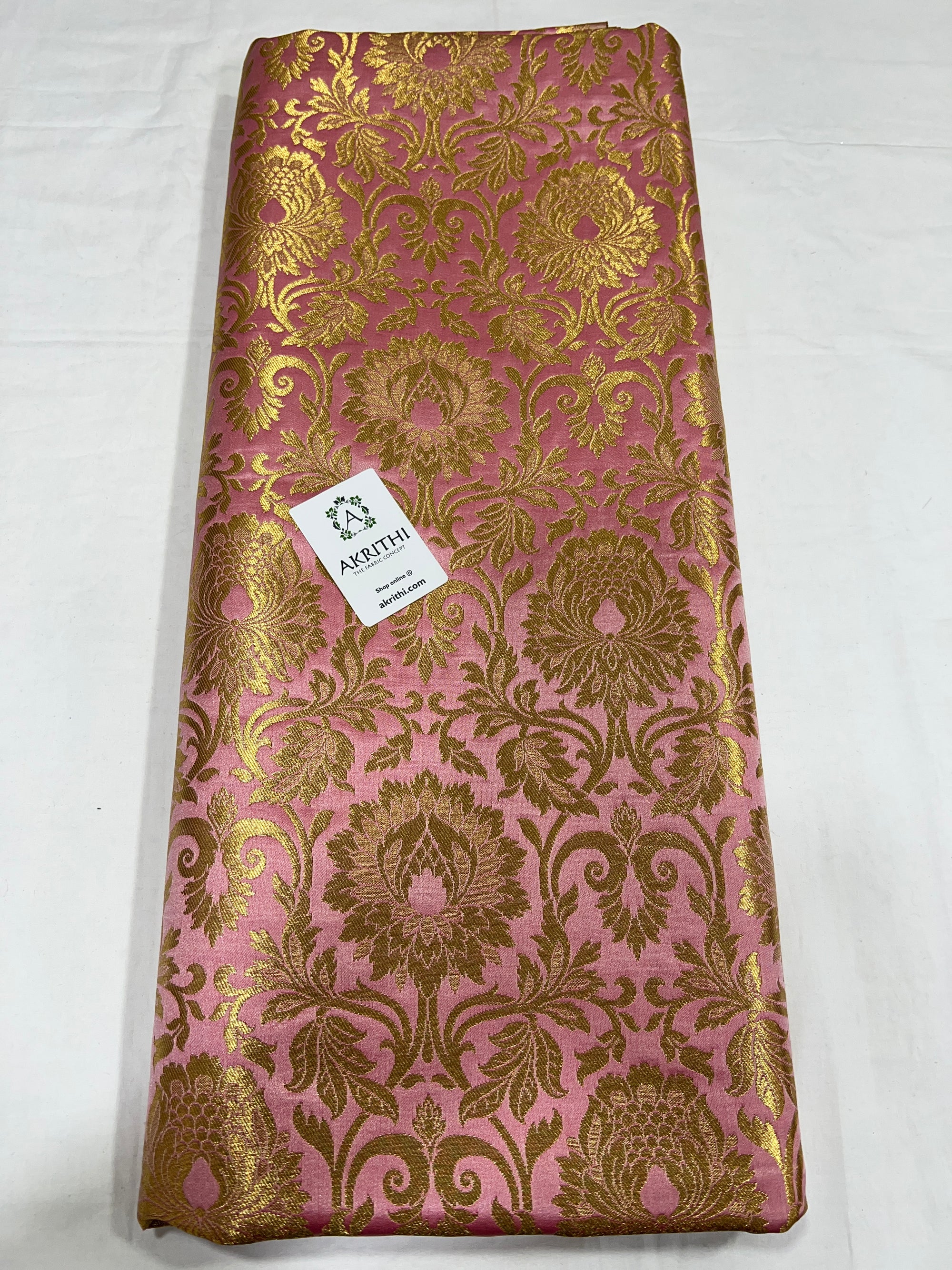 Pure Banarasi brocade fabric