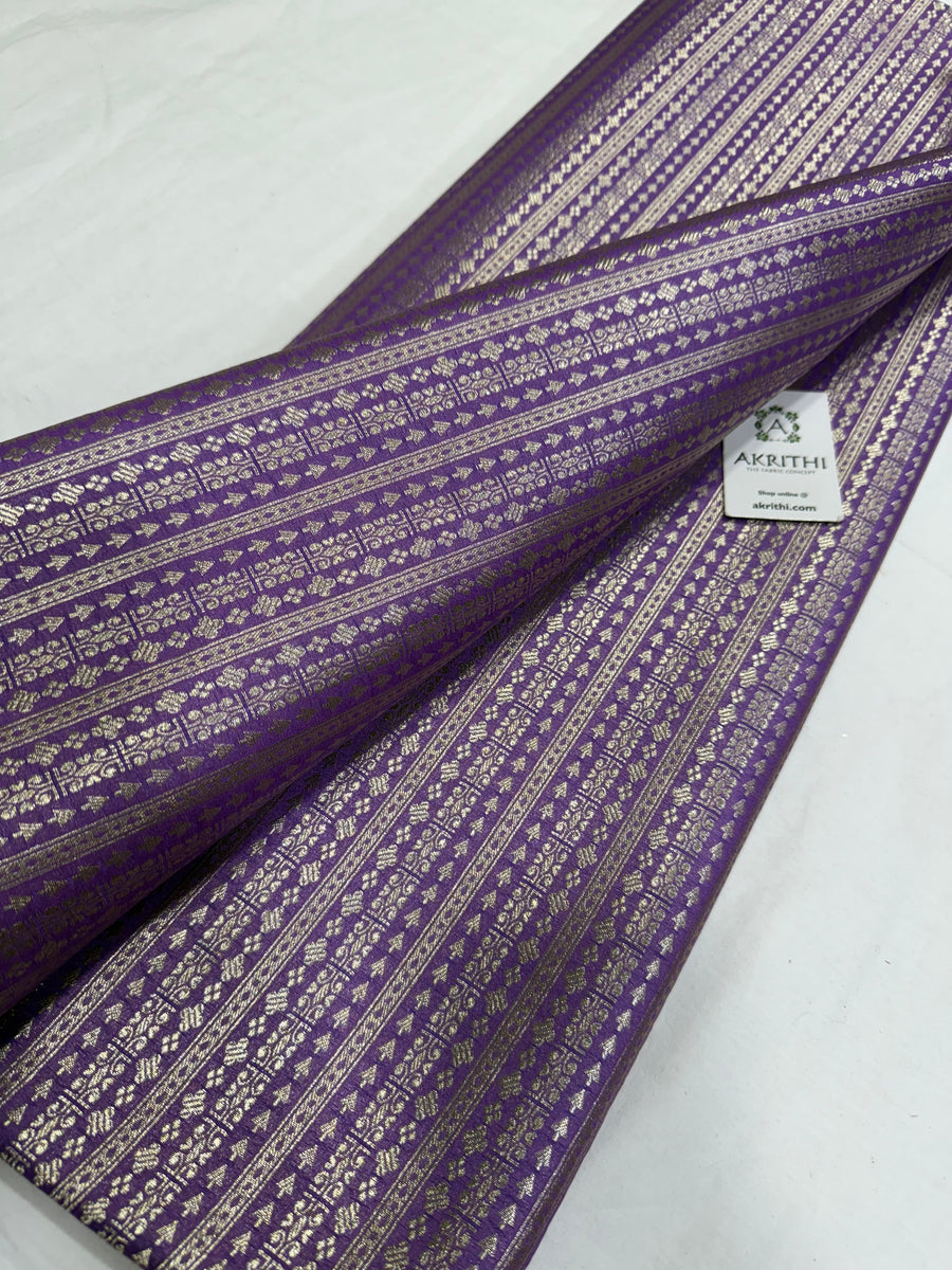 Pure Banarasi brocade fabric