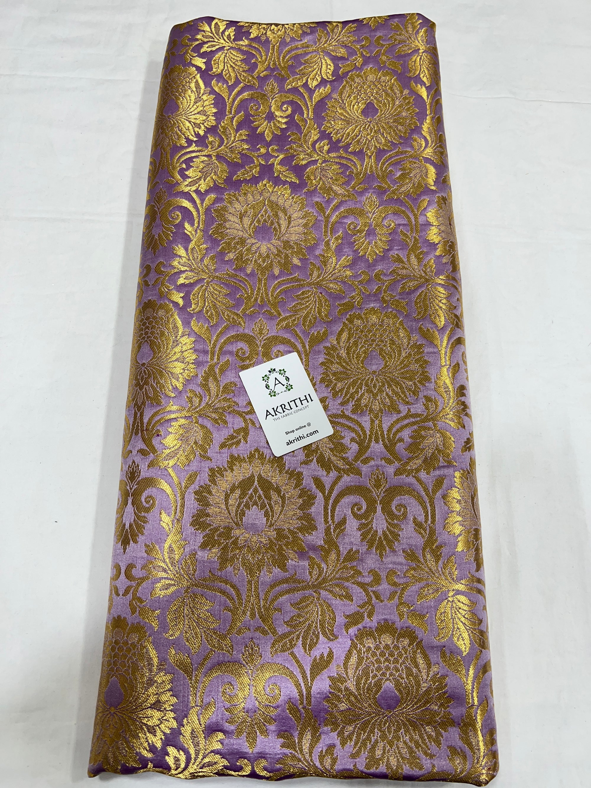 Pure Banarasi brocade fabric