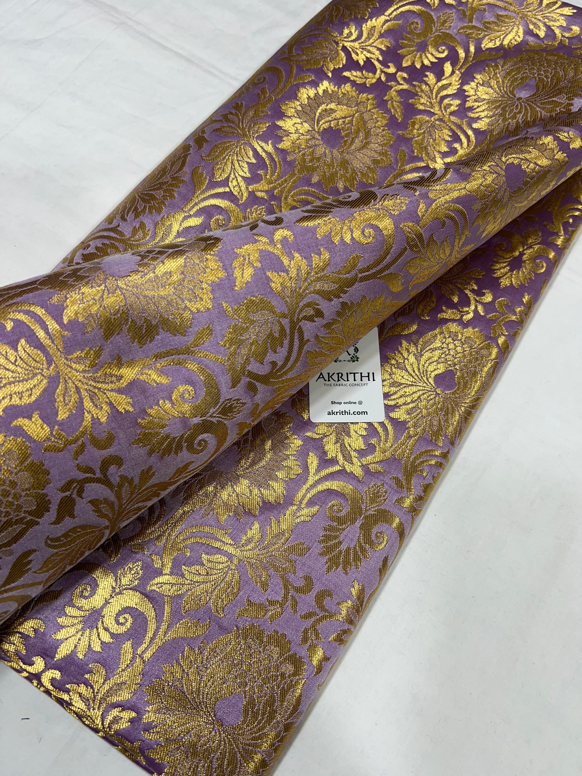 Pure Banarasi brocade fabric