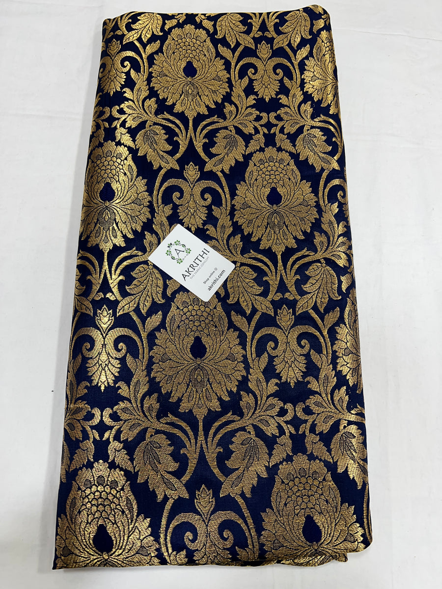 Pure Banarasi brocade fabric